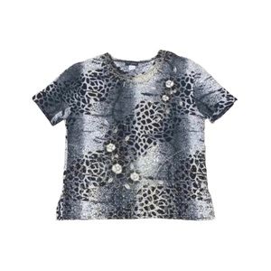 T-C Fashion Dressy Peasant style blouse